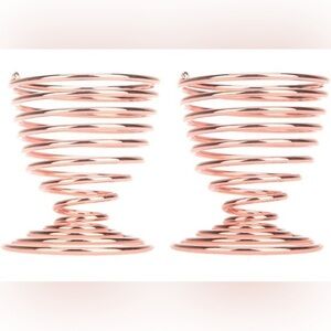 Seribrmo 2-Piece Beauty Blender Makeup Sponge Holder (Rose Gold)